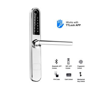 China Smart Aliminium Electronic Door Locks With APP Management on sale