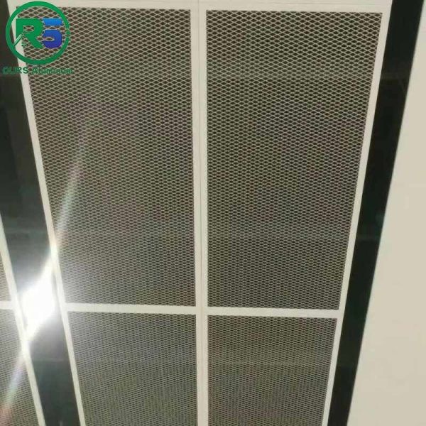 Anodized Aluminum Expanded Sheet Metal Mesh Roof And Wall Cladding Panels