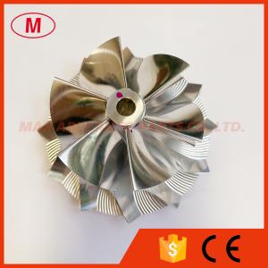 Quality S300 69.66/93.35mm 6+6 blades high performance turbo milling/aluminum 2618/billet compressor wheel for sale