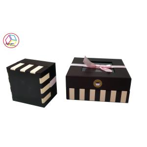 Personalized Coated Paper Cupcake Gift Boxes with Plastic Insert