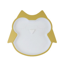 BPA Free Infant Silicone Feeding Plate Waterproof With Suction Bottom
