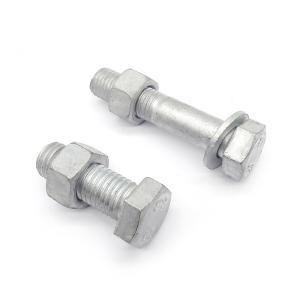 40Cr Custom Hex Bolts and Nuts Grade 4.8/8.8/10.9/12.9 Galvanized Black