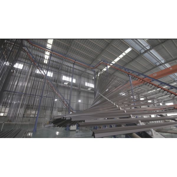 Buy Vertical Powder Coating Line Aluminium Profile Treatment Equipment at wholesale prices
