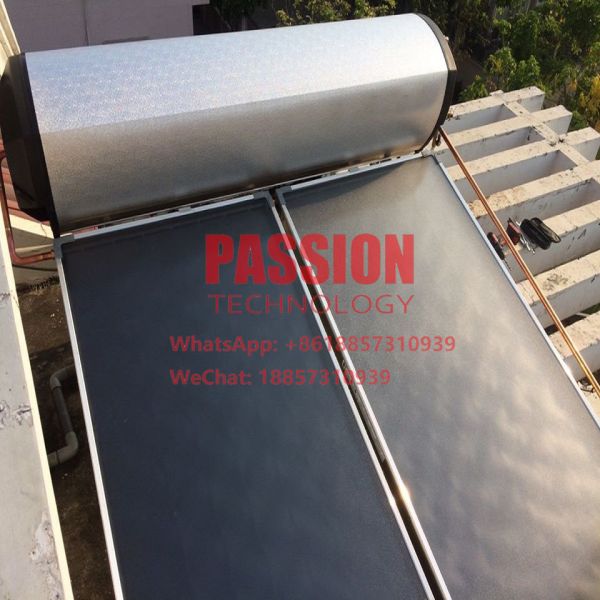 Flat Collector Solar Water Heater 150L Pressurized Flat Panel Solar House Heating