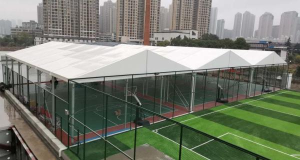 Custom-Made Outdoor Squash Court Canopy – Modular Padel/Tennis Shelter Roof