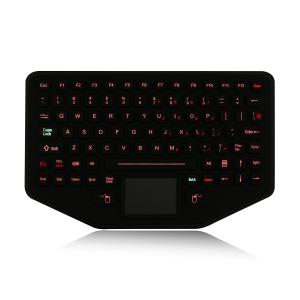 Ip68 Dynamic Sealed Silicone Industrial Keyboard Desktop With Backlight