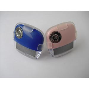 Quality DC1.5V Pink Belt Clip ABS material Calorie Count Pedometer for sale