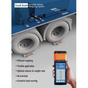 Quality 10m X 3m Mobile Truck Scale with Digital Weighing &amp; Solar/Battery Power for sale