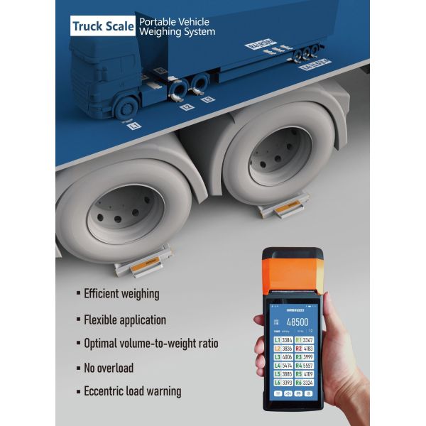 Factory Price Portable Wireless Vehicle Axle Truck Scale Weigh Pads with