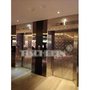 450-2500kg Photosensor Door Fire Rated Passenger Elevator 1.75m/s With Machine