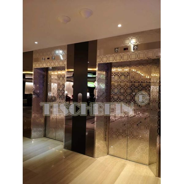 450-2500kg Photosensor Door Fire Rated Passenger Elevator 1.75m/s With Machine