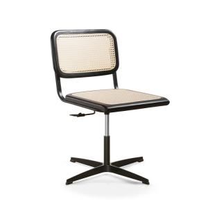 Quality Armless Swivel Rattan Office Chairs for sale