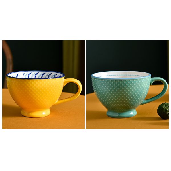 Savall Custom Round Rustic Porcelain Cups And Mugs