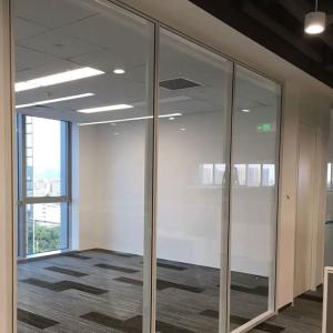 Thickness 8mm Glass Office Dividers Partitions Stability Safety
