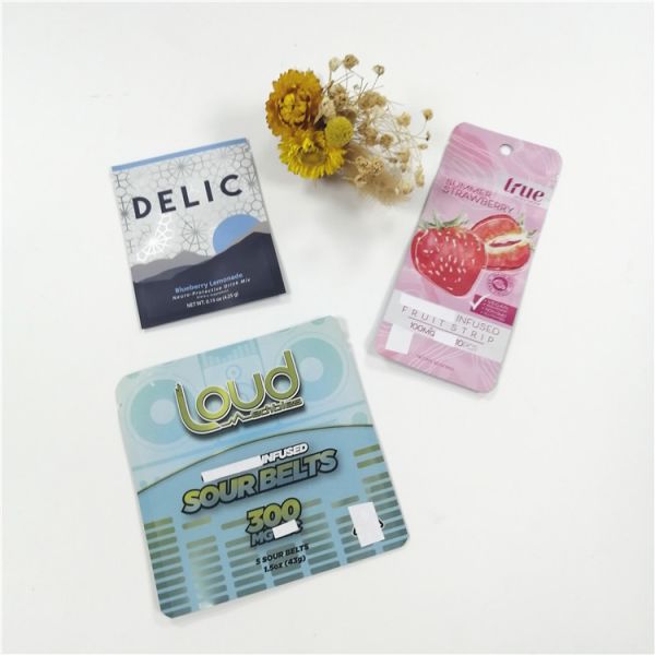 Buy 3.5g CB TH 100mircon CMYK Metallic Printing Packaging Bag at wholesale prices