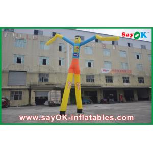 Air Dancing Man 7m High Heavy Duty Inflatable Air Dancer Man With Custom Logo