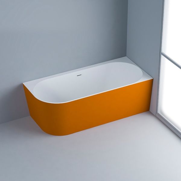 Buy Matt Brown Long Lasting Soaking Bathtub Fresh Pure Acrylic Material at wholesale prices