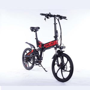 20 Inch Foldable Electric Bicycle , 350w Lightweight Aluminium Electric Bike