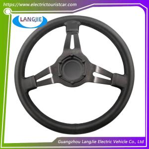 Golf Cart Club Car DS Black Round Steering Wheel Black