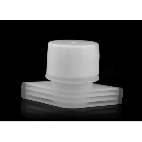 Customized Pour Dia 22mm Plastic Pour Spout Caps For Gel / Cream / Liquid Pouches