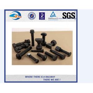 Hot Dip Galvanized HS26 / HS32 Railway Bolt Railroad Fasteners