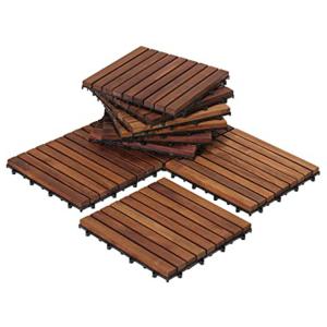 Horizontal Outdoor Bamboo Flooring Resistant Stainless Steel Hidden Fastener