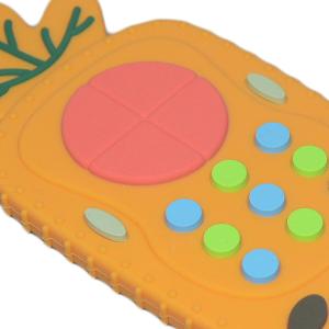 Silicone Dentition Carrot Remote Control Teether MHC Baby Toy