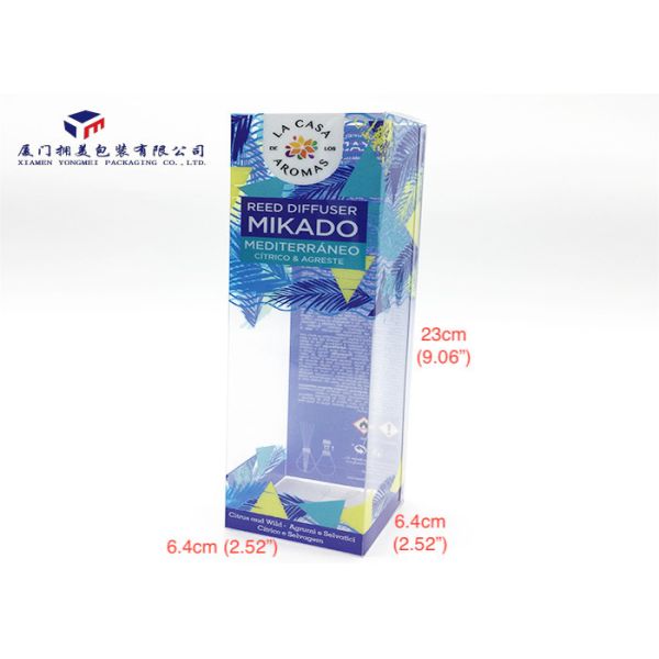 Retail Product Printed PET Hard Plastic Box Packaging Rectangle Shape Eco Friendly