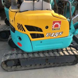 Wonderful Performance 9.6KW Used Kubota U-15 Mini Crawler Excavator with Rubber