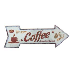Arrow Shape Vintage Metal Sign ,Printing Signs Bar Pub Home Cafe Restaurant Wall