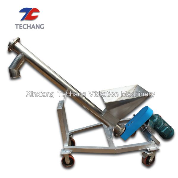 Buy Carbon Steel Inclined Screw Feeder , Automatic Screw Feeder Machine at wholesale prices