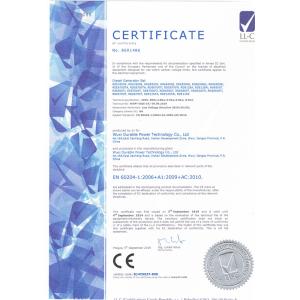 WUXI DURABLE POWER TECHNOLOGY CO.,LTD Certifications