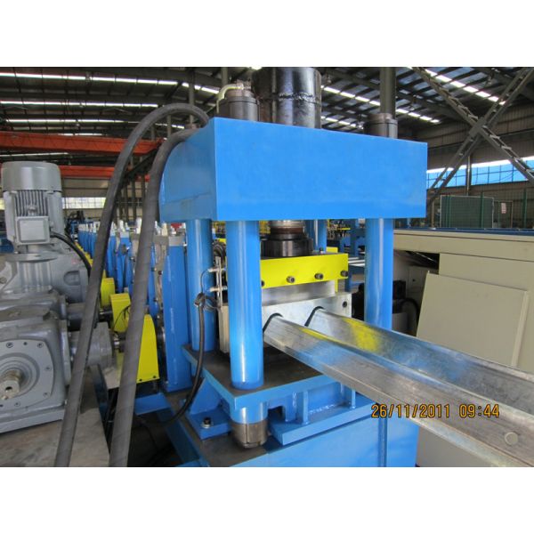 2/3 Waves Beam C Post Road 5mm Crash Barrier Roll Forming Machine