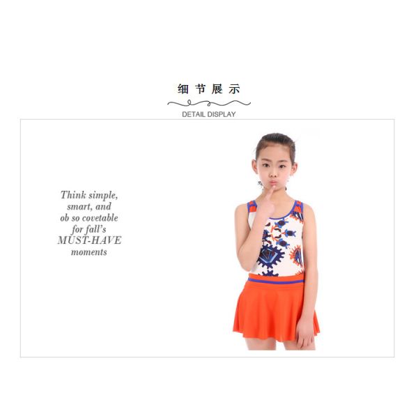 2019 Girls Swimsuit Two Piece Children Swimwear Summer Style Girls Swimming Beachwear