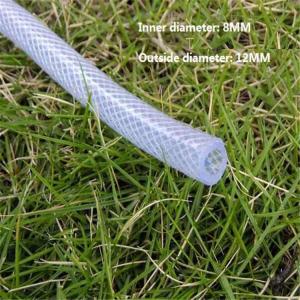 Flexible PVC Transparent Braided Reinforced Hose Polyester fiber braided
