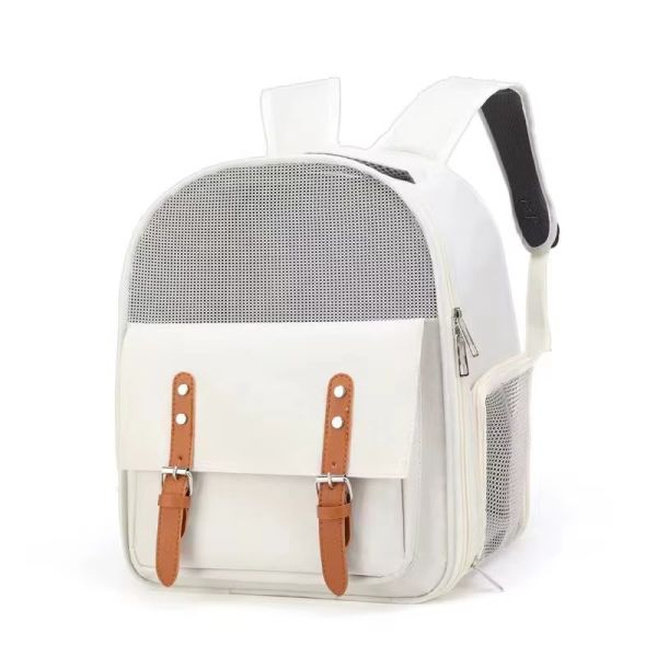 Buy Large Capacity Breathable Pet Backpack Oxford Travel Cat Backpack at wholesale prices