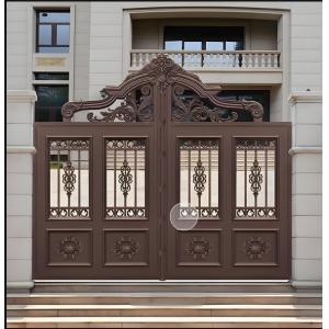Modern Aluminum Villa Gates with Galvanized Finish