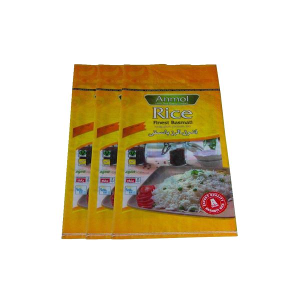Double Stitched Woven Rice Packaging Bags OPP Laminated 9 Colors