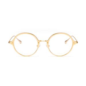 Optical Frames Unisex 49-22-140 Titanium Eyewear Vintage Round Reading Glasses