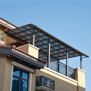 Quality 6061 Large Aluminum Profiles Anodized PVDF Coating Sun Camp Awnings for sale