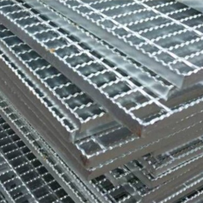 Anti - Slip Welding Serrated Metal Grating For Walkway Platform