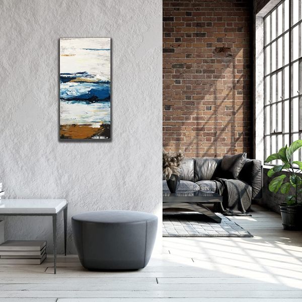 Abstract Style Home Decor Colorful Textured Artwork Modern Abstract Wall Hanging Decor Landscape Oil Painting For Living Room