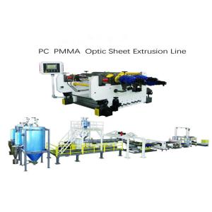 PMMA PC GPPS ABS Plastic Plate Sheet Extrusion Line