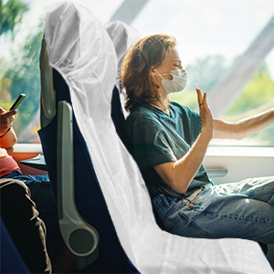 Disposable Airline Seat Covers Travel Car Chair Seat Covers Protectors Travel Protection Kit