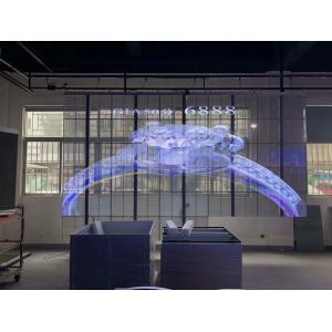 32768dots/Sqm Flexible Transparent LED Window Display Screen For Advertising