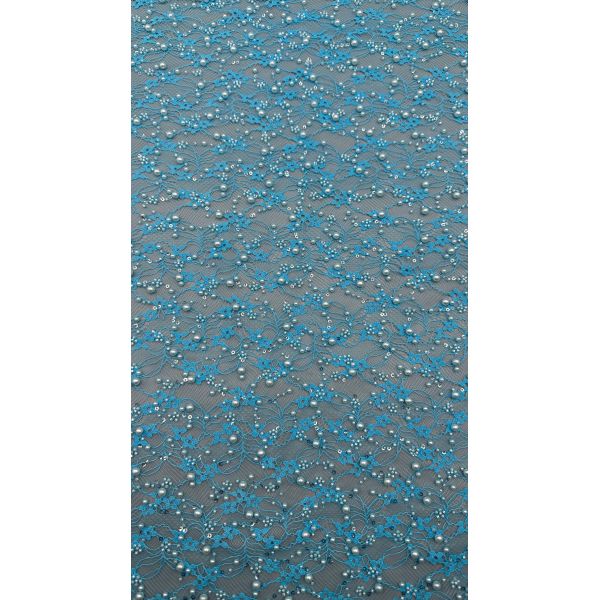 Luxary Beaded Embroidery Lace Fabric Durable and Elegant Lace Embroidery Fabric