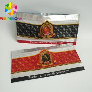 Resealable k Plastic Pouches Packaging Clear Holographic Frosted Cigar Food
