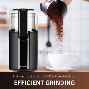 Electric Spice Grinder Machine Multiple Settings Burr Mill Coffee Grinder With 2