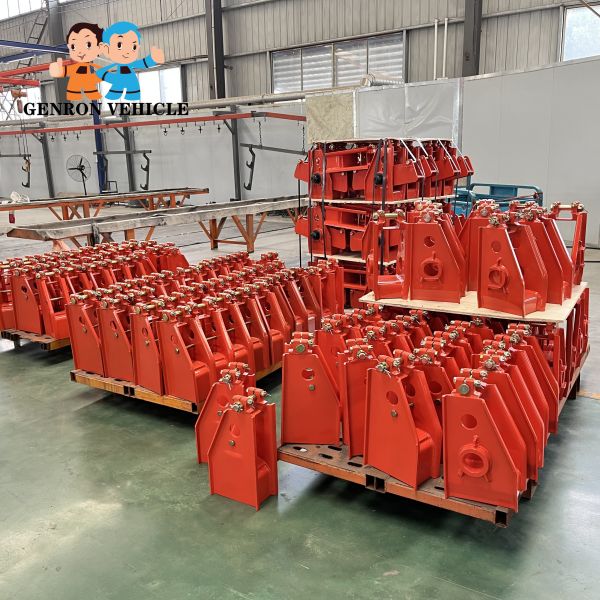 Buy Mechanical Suspension For Flatbed Trailer Dump Trailer Tipper Trailer at wholesale prices