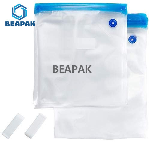 Buy Zipper Food Storage Sous Vide Vacuum Bag With Pump at wholesale prices